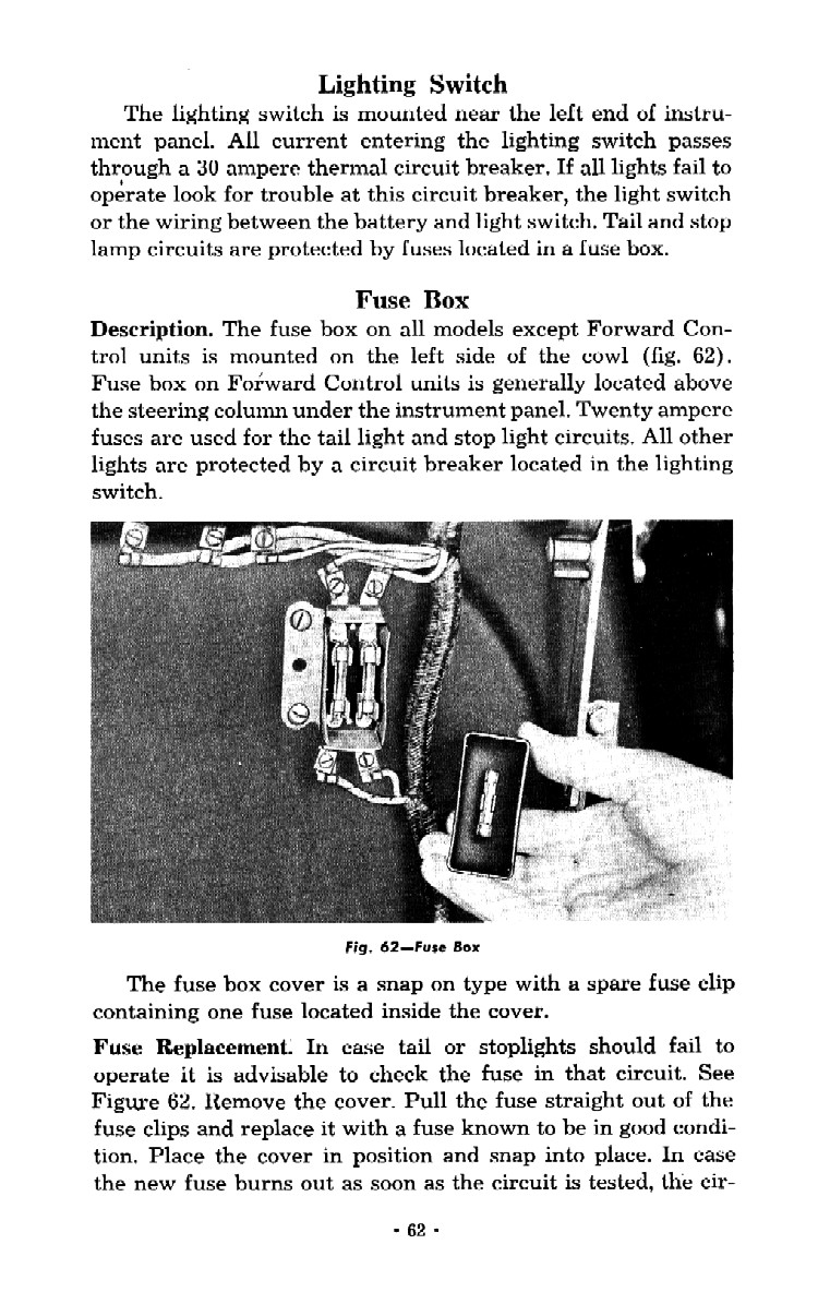 1952 Chevrolet Trucks Operators Manual Page 34